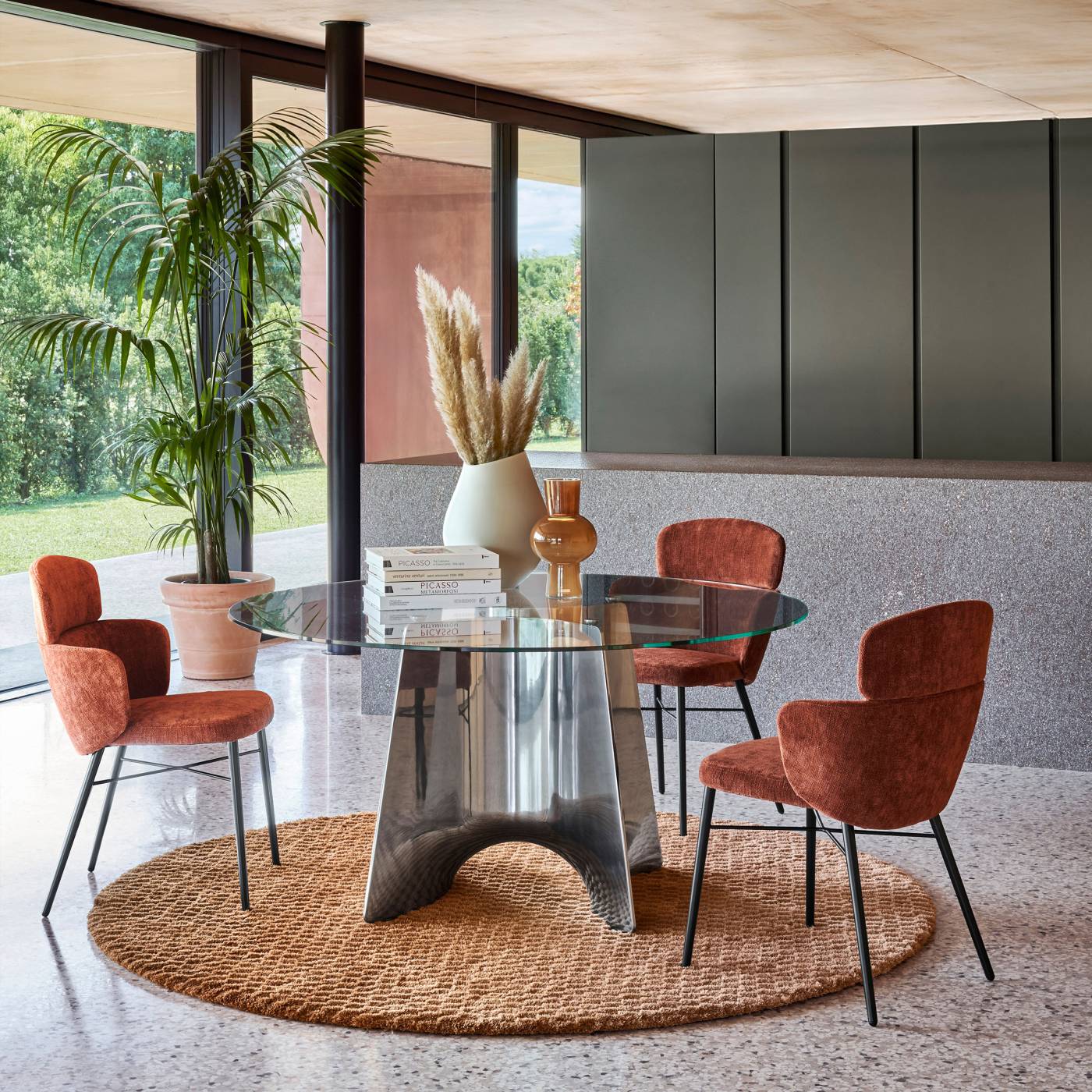 Baleri-Italia_Bentz_Dining-Table_Kin_Chair_Modern-Spaces_01