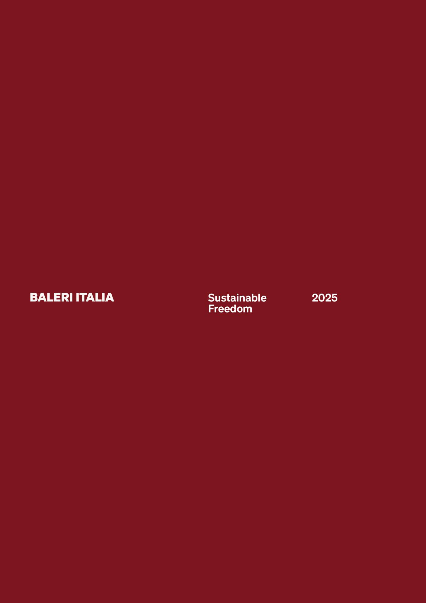 Catalogues - Baleri Italia